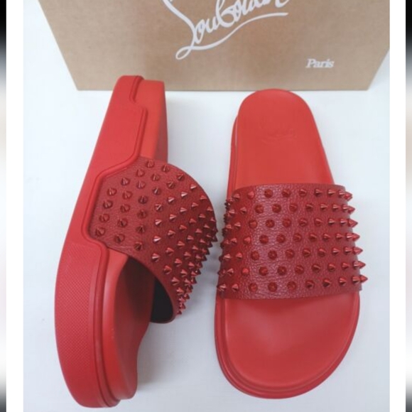 Christian Louboutin Slides - Picture 1 of 9